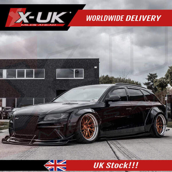 RS4 style front bumper body kit conversion for Audi A4 S4 2008-2012 B8