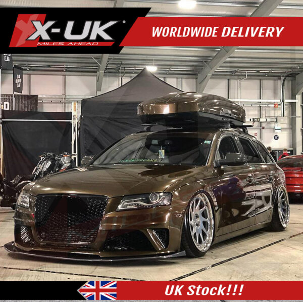 RS4 style front bumper body kit conversion for Audi A4 S4 2008-2012 B8