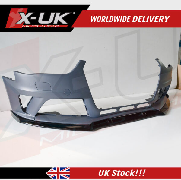 RS4 style front bumper body kit conversion for Audi A4 S4 2008-2012 B8