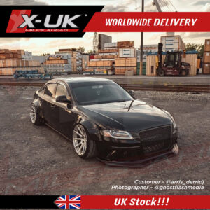 RS4 style front bumper body kit conversion for Audi A4 S4 2008-2012 B8