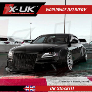 RS4 style front bumper body kit conversion for Audi A4 S4 2008-2012 B8