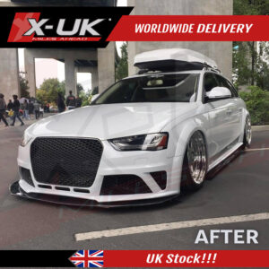 RS4 style front bumper conversion for Audi A4 S4 2013-2015 B8.5