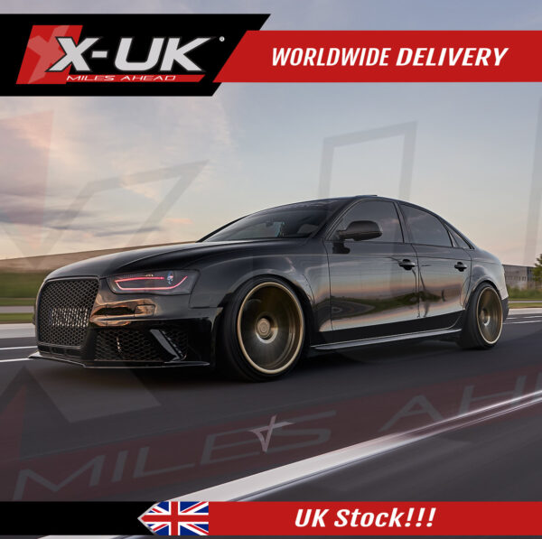 RS4 style front bumper conversion for Audi A4 S4 2013-2015 B8.5