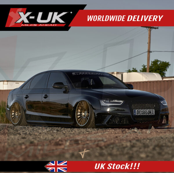 RS4 style front bumper conversion for Audi A4 S4 2013-2015 B8.5