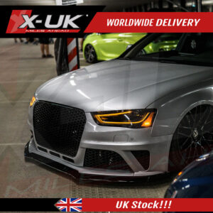 RS4 style front bumper conversion for Audi A4 S4 2013-2015 B8.5