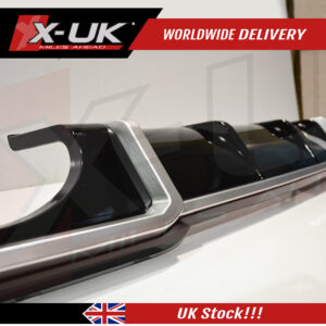 RS3 style rear diffuser for Audi A3 8V S-line S3 Saloon 2016-2019