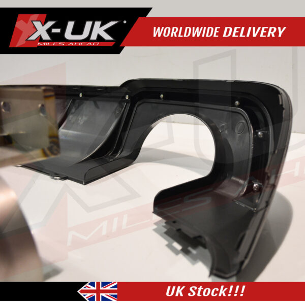 RS3 style rear diffuser for Audi A3 8V S-line S3 Saloon 2016-2019