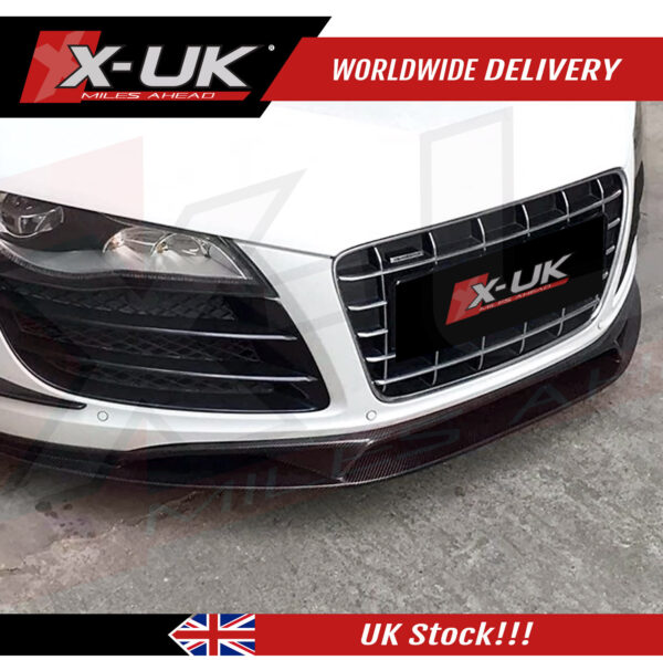 Audi R8 V8 V10 2007-2015 FRP front splitter lip