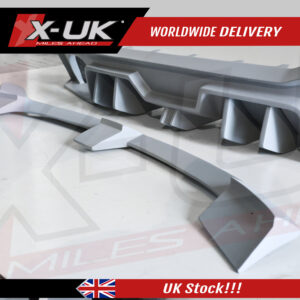 Audi RS3 8V Saloon Rear Diffuser Valance FRP 2016-2020