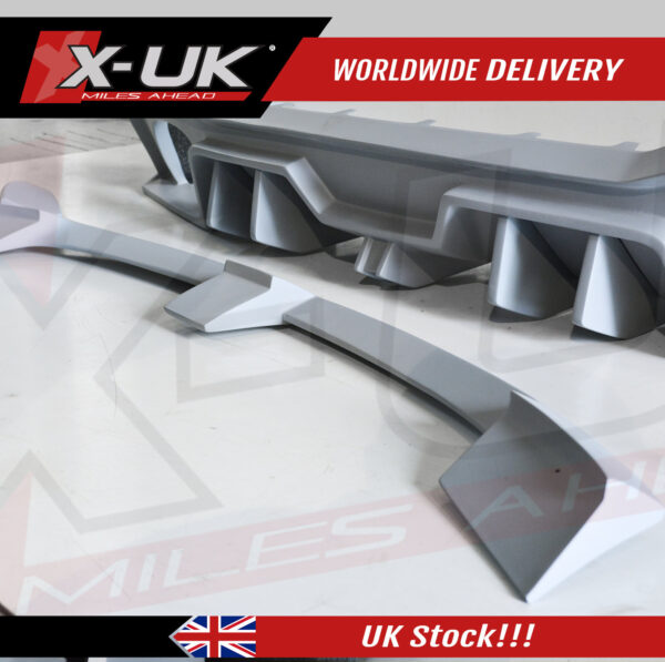 Audi RS3 8V Saloon Rear Diffuser Valance FRP 2016-2020