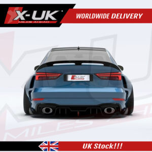 Audi RS3 8V Saloon Rear Diffuser Valance FRP 2016-2020
