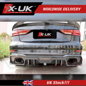 Audi RS3 8V Saloon Rear Diffuser Valance FRP 2016-2020