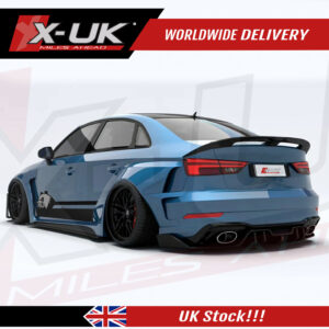 Audi RS3 8V Saloon Rear Diffuser Valance FRP 2016-2020