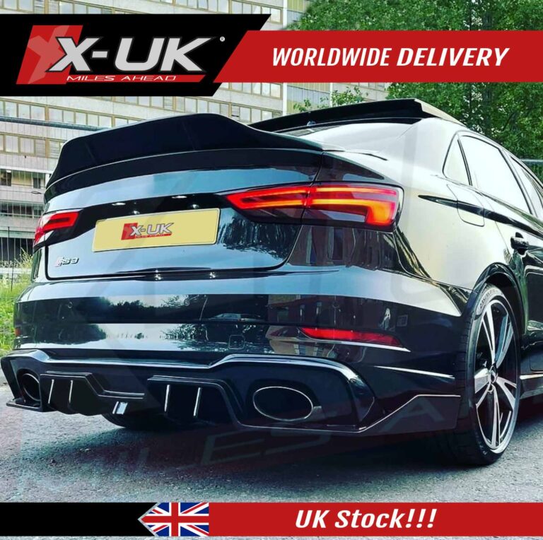 Rs3 8v Rear Audi RS3 8V Saloon Rear Diffuser Valance FRP 2016-2020