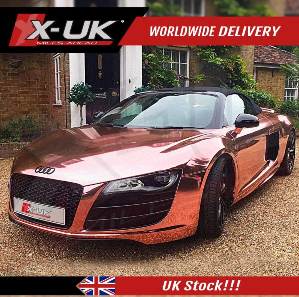 Audi R8 2007-2012 front honeycomb mesh grill gloss black