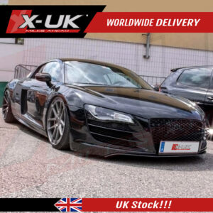 Audi R8 2007-2012 front honeycomb mesh grill gloss black