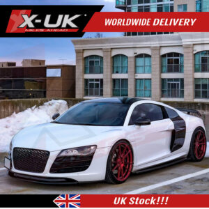 Audi R8 2007-2012 front honeycomb mesh grill gloss black