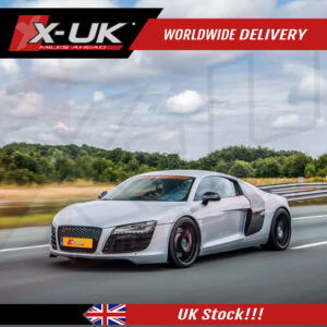 Audi R8 2007-2012 front honeycomb mesh grill gloss black