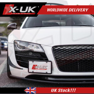 Audi R8 2007-2012 front honeycomb mesh grill gloss black