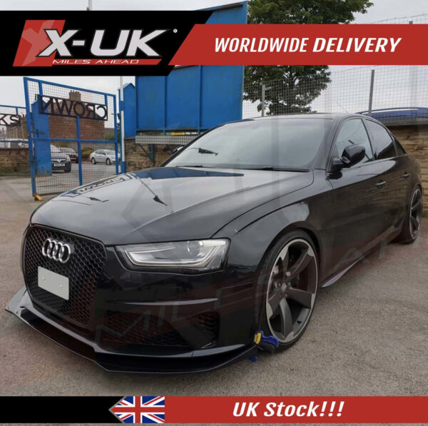 Audi RS4 2013-2015 B8.5 FRP front splitter lip