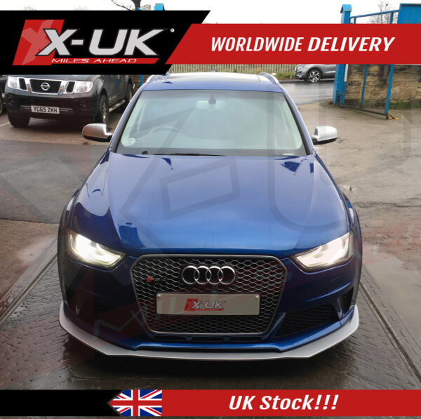 Audi RS4 2013-2015 B8.5 FRP front splitter lip