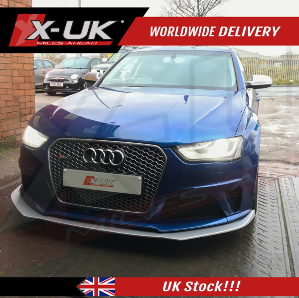 Audi RS4 2013-2015 B8.5 FRP front splitter lip