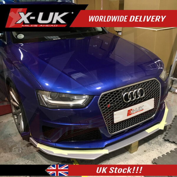 Audi RS4 2013-2015 B8.5 FRP front splitter lip