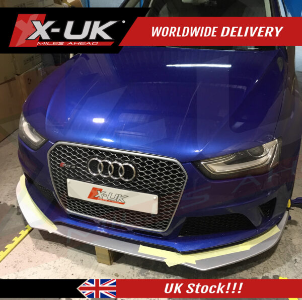 Audi RS4 2013-2015 B8.5 FRP front splitter lip