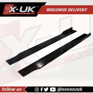 Audi A4 S4 RS4 2008-2012 B8 black FRP side skirts extensions