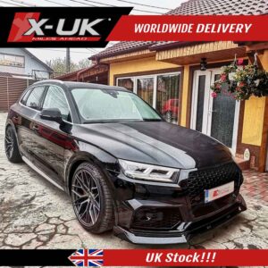 Audi Q5 B9 2018-2020 XUK front bumper conversion honeycomb mesh grill