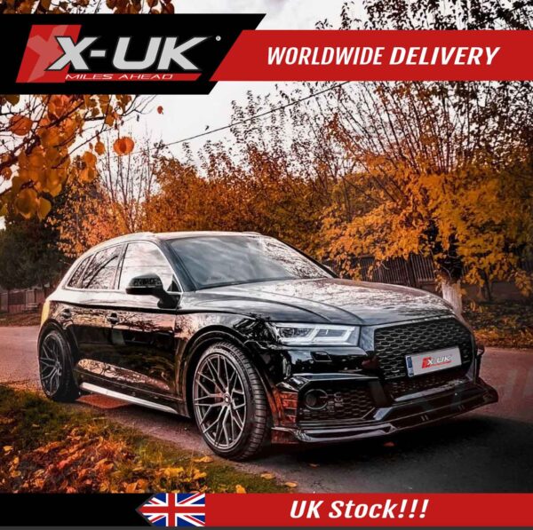 Audi Q5 B9 2018-2020 XUK front bumper conversion honeycomb mesh grill