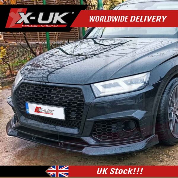 Audi Q5 B9 2018-2020 XUK front bumper conversion honeycomb mesh grill
