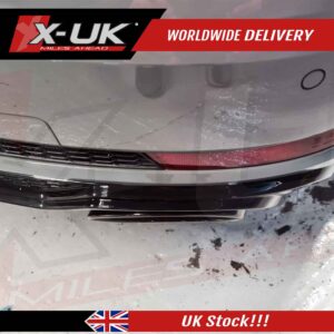 Audi A4 S4 B9 2015-2019 to RS4 style black edition rear diffuser valance