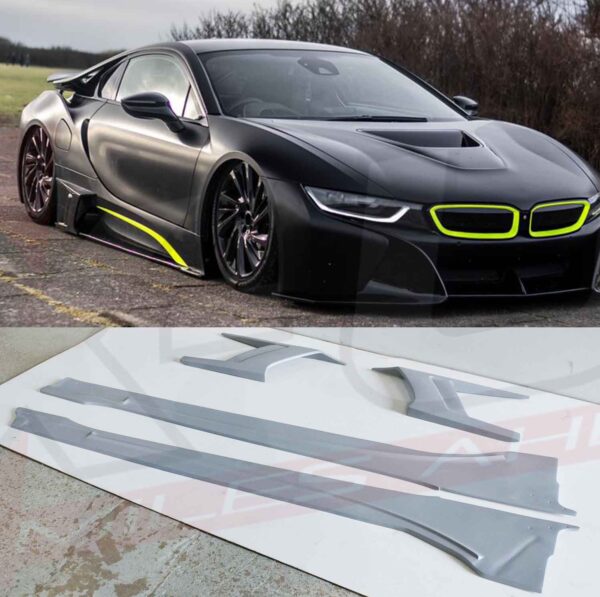 BMW I8 side skirts extension blades 2014-2019