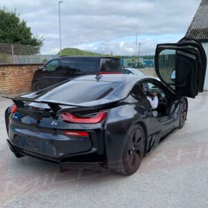 BMW I8 2014-2019 gloss black finish rear spoiler wing FRP