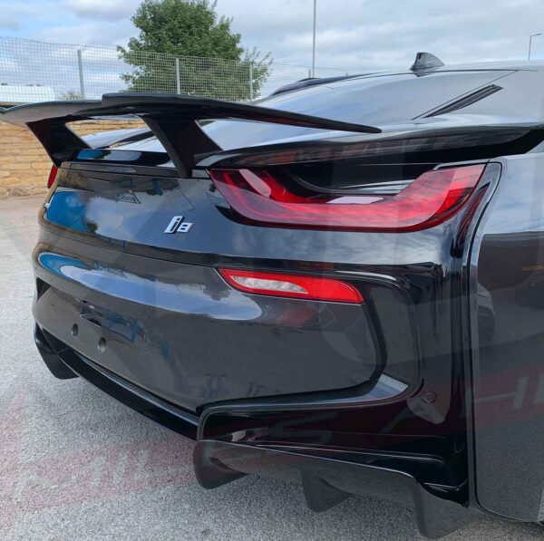 BMW I8 2014-2019 gloss black finish rear spoiler wing FRP