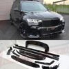 BMW X7 2019-2020 G07 body kit carbon fiber look front splitter diffuser side skirts spoilers