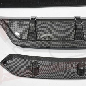 BMW X6 2019-2020 G06 body kit carbon fiber look front splitter diffuser side skirts