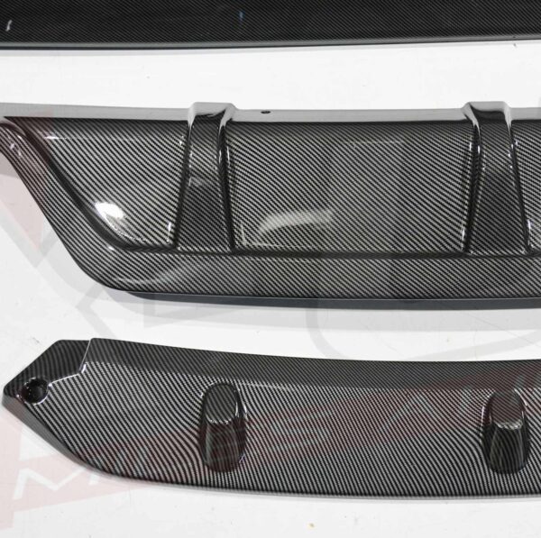 BMW X6 2019-2020 G06 body kit carbon fiber look front splitter diffuser side skirts