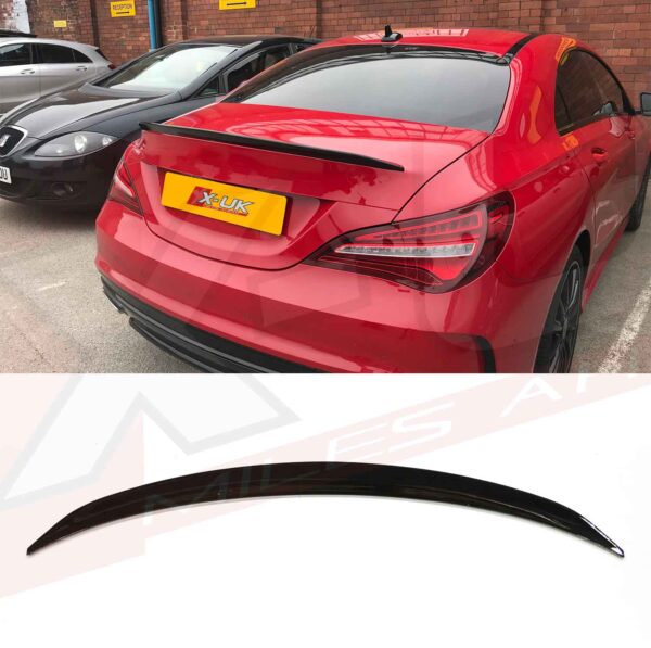 Mercedes W117 AMG Sport CLA 45 2013-2018 gloss black rear boot spoiler