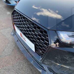 Audi A4 S4 2016-2019 B9 to RS4 style honeycomb mesh grill gloss black