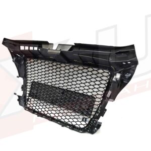 Audi A3 S3 8P 2009-2012 to RS3 style honeycomb mesh grill gloss black