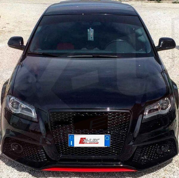 Audi A3 S3 8P 2009-2012 to RS3 style front bumper body kit conversion