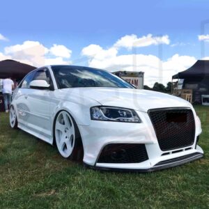 Audi A3 S3 8P 2009-2012 to RS3 style front bumper body kit conversion