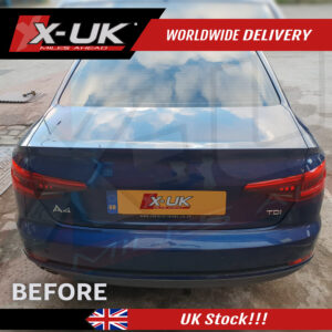 Audi A4 S-line S4 B9 2016-2019 Saloon rear boot trunk spoiler wing