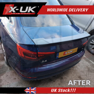 Audi A4 S-line S4 B9 2016-2019 Saloon rear boot trunk spoiler wing