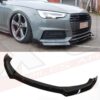 Audi A4 B9 2016-2019 S-line gloss black front splitter lip for Saloon Avant