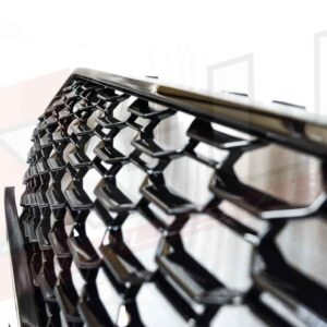 Audi A5 S5 2016-2019 B9 to RS5 style honeycomb mesh grill gloss black