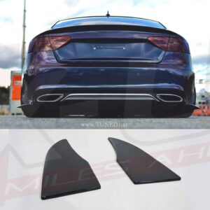 audi a5 s5 2007-2012 coupe sportback rear bumper splitters