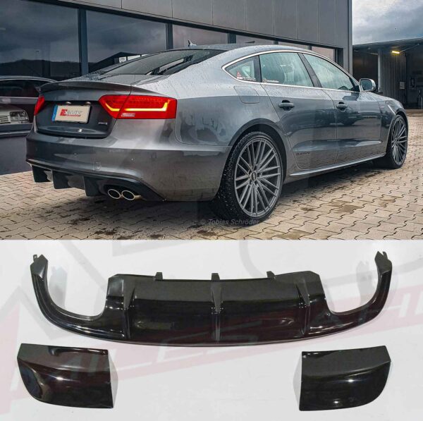 audi a5 sline s5 sportback 2012-2015 XUK rear diffuser frp